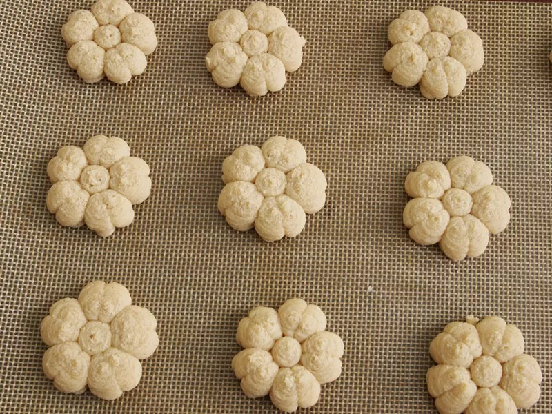 Galletas de vainilla que se derriten en la boca