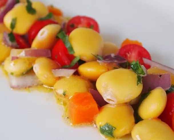 Cebiche de Tarwi (Chochos o Frijoles Lupini)
