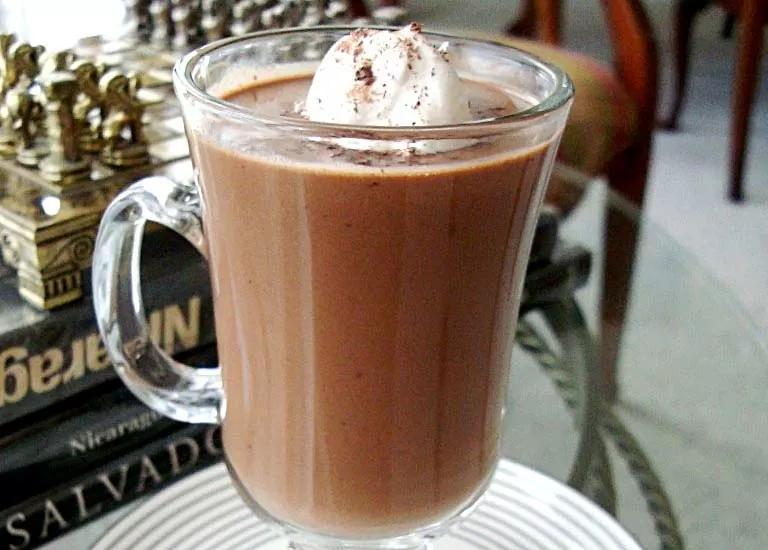 Chocolate caliente navideño