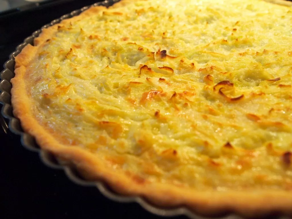 Quiche de puerros para entretener: sabores sutiles para el nuevo año