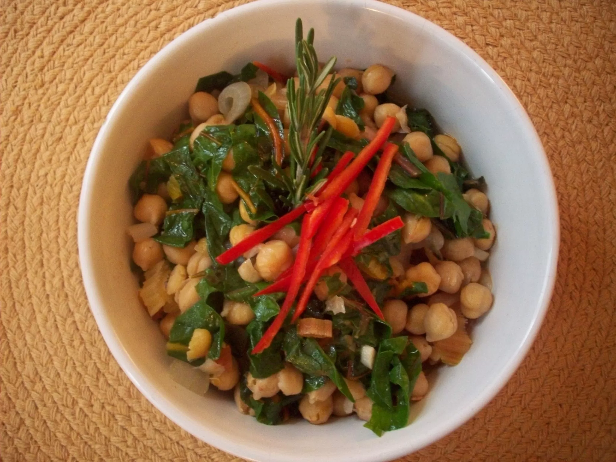 Potaje de garbanzos y acelgas para Cuaresma