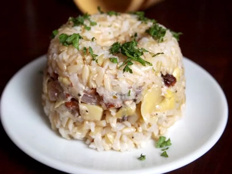 #LunesSinCarne – Arroz Tapado con Alcachofas