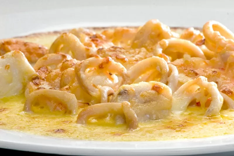 Gratinado de marisco