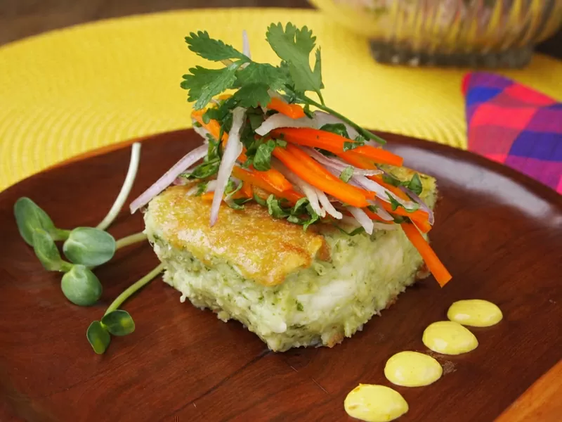 #LunesSinCarne – Tamalito Verde al horno con queso