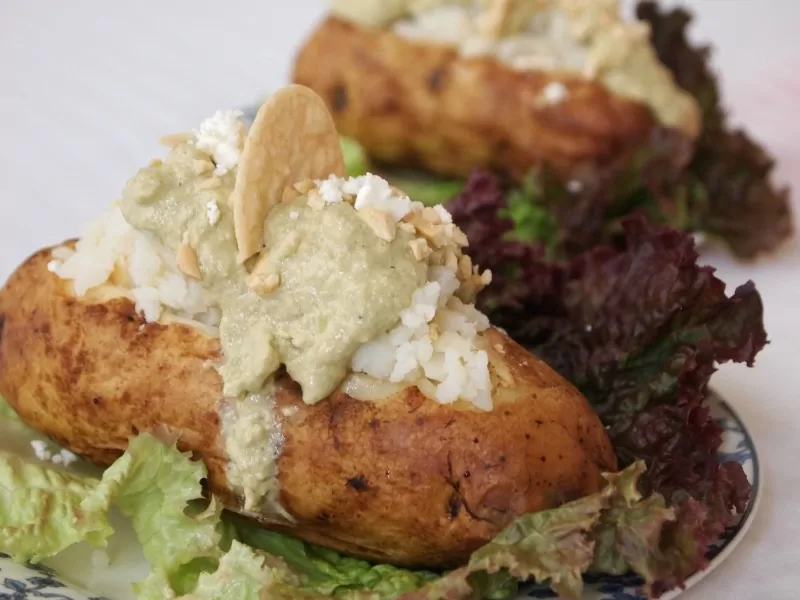 Reinventar un clásico: Patatas asadas con salsa Ocopa sin gluten