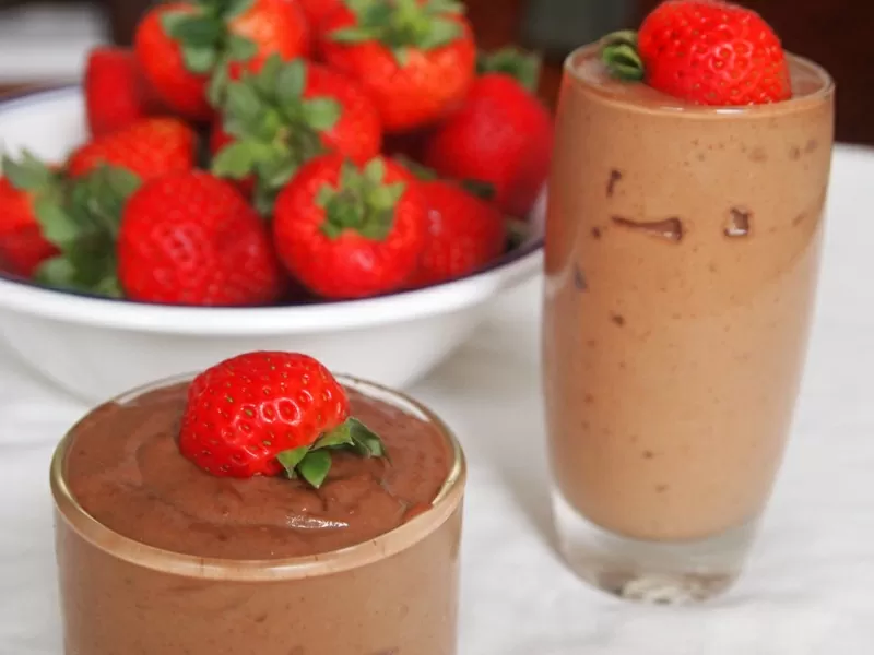 Mousse de chocolate y maca – ¡100% sabroso y sin azúcar!