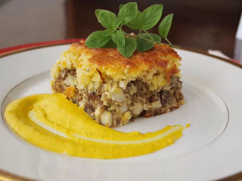 Pastel de Choclo (pudín de maíz) – Cremoso y sin gluten