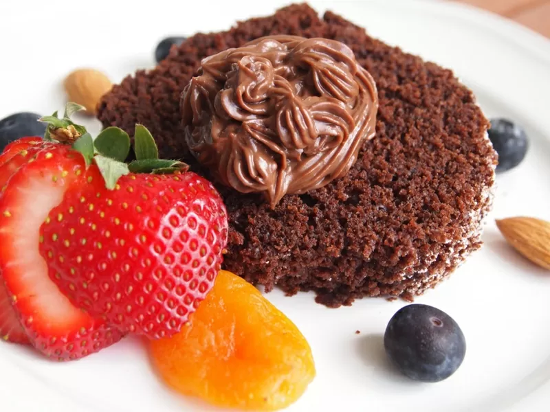 Increíble pastel de chocolate vegano