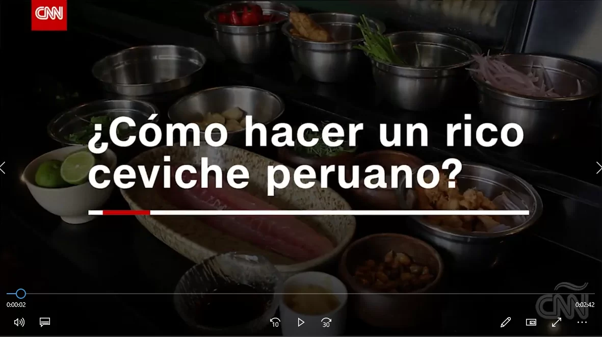 Funciones de CNN: Ceviche mixto de Mitsuharu Tsumura, chef de Maido