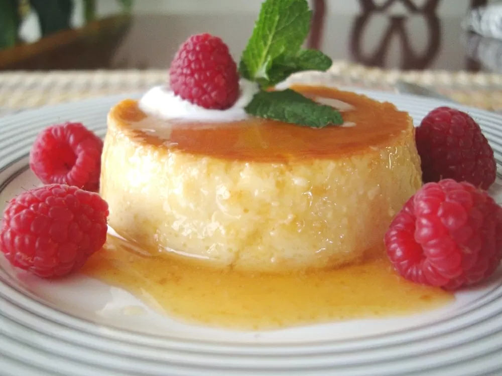 Divertido flan de manzana y quinoa: ¡es época de alegrías!