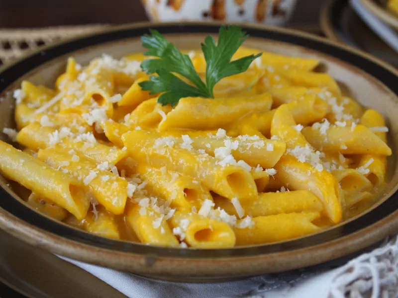 #LunesSinCarne – Pasta con Salsa Huancaina